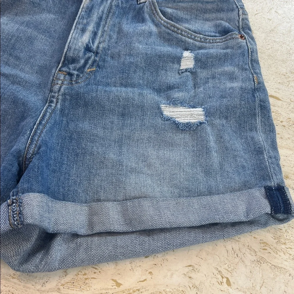 & DENIM high waist jean denim shorts women’s size 6 - Picture 4 of 11